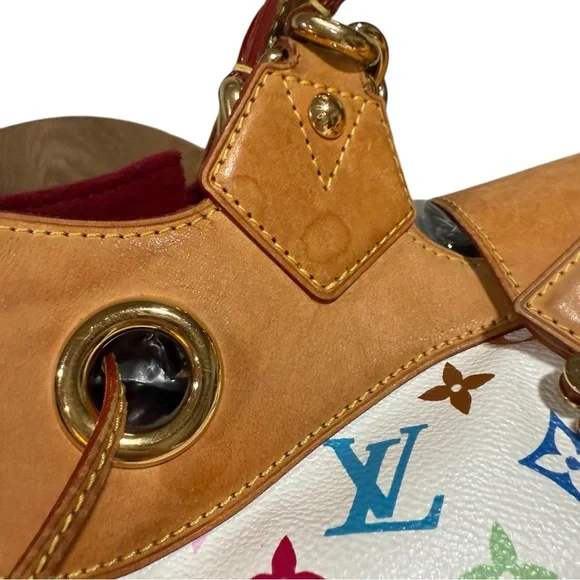 Louis Vuitton Ursula White Multicolor Murakami Bag - Picture 5 of 17